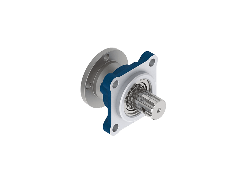 Adapter 4x3 Flansch (Kurz)