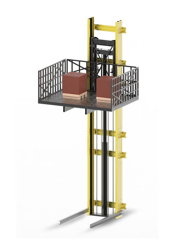 Einseitige hydraulische Ladeplattformen