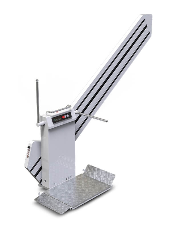 Plattformlifte für Behinderte mit gerader Treppe